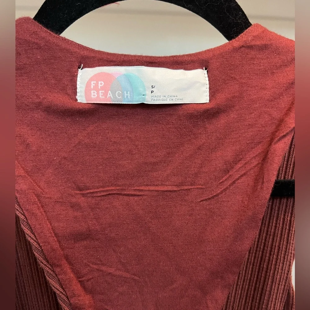 Free People beach cut out midi dress - Picture 7 of 8